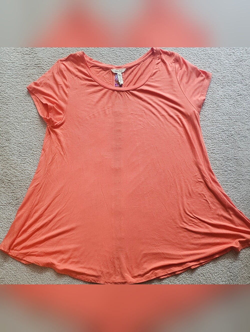Matilda Jane "Nectarine Dream" Knit Tunic Top size XL - Picture 3 of 16